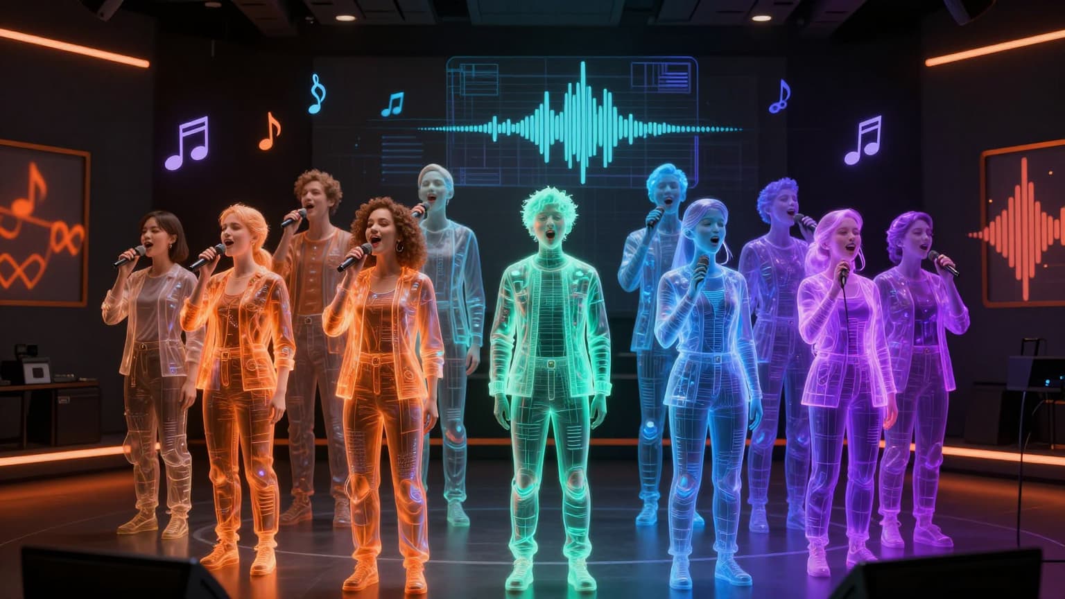 AI 多人合唱模式